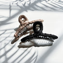 Velvet Claws Ultra Profesh Satin Wrapped Thin Hair Claw in Bronze