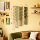 Vesta Green Macrame Wall Hangings