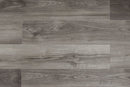 SPC Vinyl Rigid Core 7" Width 60" RL, 7mm Thick, 1.5mm IXPE Idyllic Smoke, Victorum Floors - Mazzia Collection plank view top 3