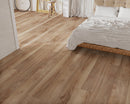 SPC Vinyl Rigid Core 7" Width 60" RL, 7mm Thick, 1.5mm IXPE Lithe Sequoia, Victorum Floors - Mazzia Collection bedroom view 3