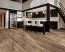SPC Vinyl Rigid Core 7" Width 60" RL, 7mm Thick, 1.5mm IXPE Lithe Sequoia, Victorum Floors - Mazzia Collection living room view