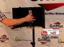 Studio Microphone Soundproofing Acoustic Foam Panel by GRIFFIN - Soundproof Filter - Sound Diffusion Mic Booth Shield, Absorbing Isolation Diffuser