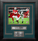 Vinny Curry in Action Philadelphia Eagles Framed Football Photo with Engraved Autograph