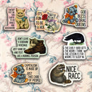 Vintage Animal Sticker Pack - 7 Designs