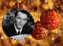 Vintage Frank Sinatra Christmas Ornament, Black and White Classic