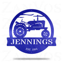 Vintage Tractor Monogram