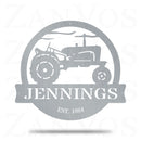 Vintage Tractor Monogram