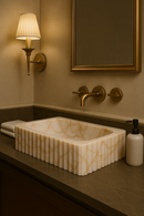 Calacatta Viola Marble Sink
