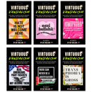 Virtuous Vandalism “Transphobia is Gross” Sticky Notes 3" x 3" Pack of 50 | Combat and Cover Offensive Public Messages with Adhesive Protest Notes