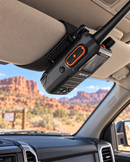 Sun Visor Radio Pouch OPEN STYLE