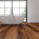 SPC Vinyl Rigid Core 7" Width 60" RL, 6mm Thick, 1.5mm IXPE Vivid Copper, Veritas - Mazzia Collection bath view 4