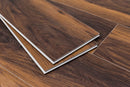 SPC Vinyl Rigid Core 7" Width 60" RL, 6mm Thick, 1.5mm IXPE Vivid Copper, Veritas - Mazzia Collection edge plank view
