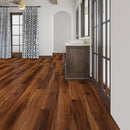 SPC Vinyl Rigid Core 7" Width 60" RL, 6mm Thick, 1.5mm IXPE Vivid Copper, Veritas - Mazzia Collection bath view 4