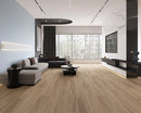 WPC Vinyl Rigid Core 7" Width 60" RL 9.5mm Thick, 1.5mm IXPE Vogue Tan Domaine Floors - Mazzia Collection room view 4