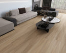 WPC Vinyl Rigid Core 7" Width 60" RL 9.5mm Thick, 1.5mm IXPE Vogue Tan Domaine Floors - Mazzia Collection room view 6
