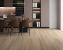WPC Vinyl Rigid Core 7" Width 60" RL 9.5mm Thick, 1.5mm IXPE Vogue Tan Domaine Floors - Mazzia Collection room view 3