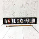 Volleyball Word Block | Multiple Sizes & Colors | Letters of Love Designs