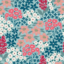 Stylish Blue Floral Wallpaper Fashionable