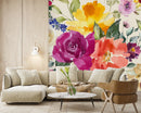 Watercolored Flowers Wallpaper