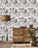 Contemporary Mushrooms Wallpaper Smart