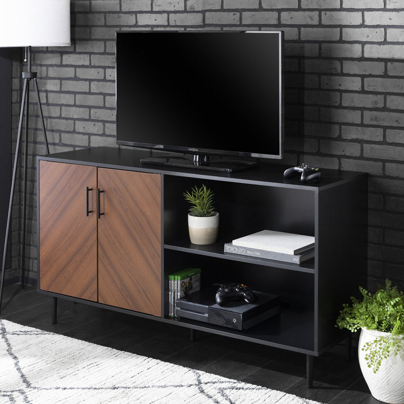 Bookmatch Hampton Asymmetrical Sideboard / TV Stand