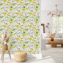 Elegant Yellow Wildflowers Wallpaper Tasteful