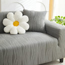 Textured Wave Stretch Sofa Couch Cover, Soft Washable Spandex Furniture Slipcovers