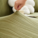 Textured Wave Stretch Sofa Couch Cover, Soft Washable Spandex Furniture Slipcovers