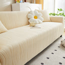 Textured Wave Stretch Sofa Couch Cover, Soft Washable Spandex Furniture Slipcovers