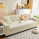 Fleece Stretch Sofa Slipcover Washable Soft Spandex Couch Cover Furniture Protector