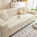 Fleece Stretch Sofa Slipcover Washable Soft Spandex Couch Cover Furniture Protector