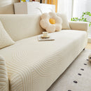 Fleece Stretch Sofa Slipcover Washable Soft Spandex Couch Cover Furniture Protector