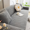 Jacquard Leaf Stretch Sofa Protector Cover Soft Washable Spandex Couch Slipcover