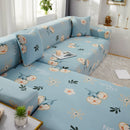 Super Stretch Couch Covers with Elastic Bottom, Non Slip Sofa Cover for Sectional L Shape Sofa, Protects Furniture from Dogs and Kids