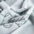 Happy Puzzle Jacquard Fleece Stretchable Cushion Cover, Non-Slip L Shaped Couch Covers for Pets