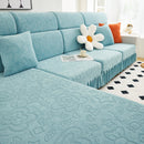Elastic Skirted Couch Cushion Covers for 1/2/3/4-Seater Sofas, Furniture Protector for Pets, Kids