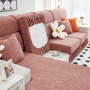 Elastic Skirted Couch Cushion Covers for 1/2/3/4-Seater Sofas, Furniture Protector for Pets, Kids