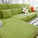 Elastic Skirted Couch Cushion Covers for 1/2/3/4-Seater Sofas, Furniture Protector for Pets, Kids
