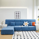 Elastic Skirted Couch Cushion Covers for 1/2/3/4-Seater Sofas, Furniture Protector for Pets, Kids
