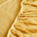 Sofa Seat Cover, Sunflower Patterned Elastic Skirted Couch Cushion Covers for 1/2/3/4-Seater Sofas