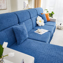 Sofa Seat Cover, Sunflower Patterned Elastic Skirted Couch Cushion Covers for 1/2/3/4-Seater Sofas