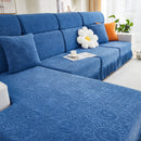 Sofa Seat Cover, Sunflower Patterned Elastic Skirted Couch Cushion Covers for 1/2/3/4-Seater Sofas