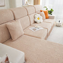 Sofa Seat Cover, Sunflower Patterned Elastic Skirted Couch Cushion Covers for 1/2/3/4-Seater Sofas