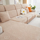 Sofa Seat Cover, Sunflower Patterned Elastic Skirted Couch Cushion Covers for 1/2/3/4-Seater Sofas