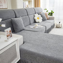 Sofa Seat Cover, Sunflower Patterned Elastic Skirted Couch Cushion Covers for 1/2/3/4-Seater Sofas