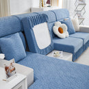 Stretch Sofa Covers with Skirt for Couch Seat and Cushion, Chaise, Sectional, 1/2/3/4 Seater Sofas