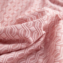 Growth Rings Jacquard Fleece Fabric Stretch Cushion Cover, Non-Slip Furniture Protector for Kids, Couch Cushion Covers