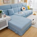 Tailored Sofa Cushion Covers Stretch Couch Seat Covers  with Skirt for Sectional Sofas