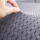 Growth Rings Jacquard Fleece Fabric Stretch Cushion Cover, Non-Slip Furniture Protector for Kids, Couch Cushion Covers