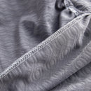 Growth Rings Jacquard Fleece Fabric Stretch Cushion Cover, Non-Slip Furniture Protector for Kids, Couch Cushion Covers
